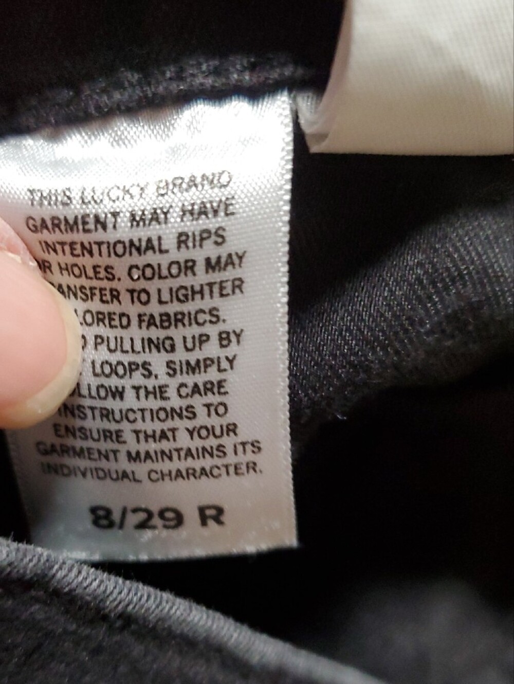 Lucky Brand Women's Black Button-Fly Stevie High Rise Flare Jeans Size 8 - Picture 9 of 13